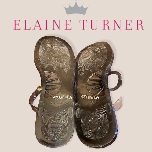 Elaine Turner Cheetah Thong Sandals 8 - Picture 5 of 5